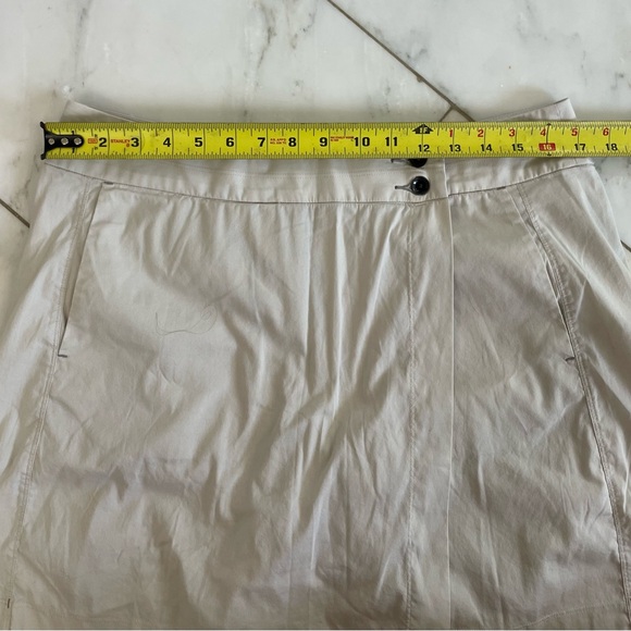 Arc’teryx women’s large stone off-white outdoor active hiking skirt trim fit EUC - Picture 4 of 11